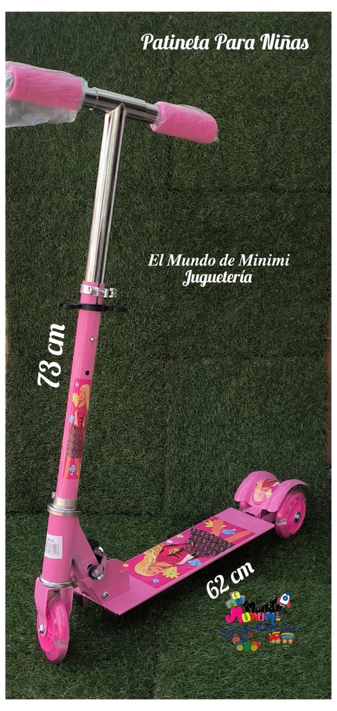 Scooter - Patineta 3 Llantas  Rosa y morada