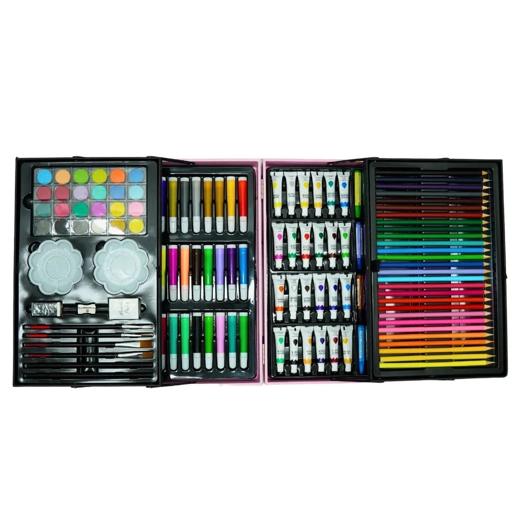Kit De Arte 145 PCS Rosa