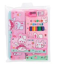 Kit Escolar Económico Azúl y Rosa