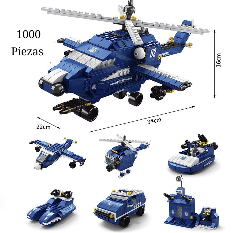 Bloques De Construcción de Policía * 1000 