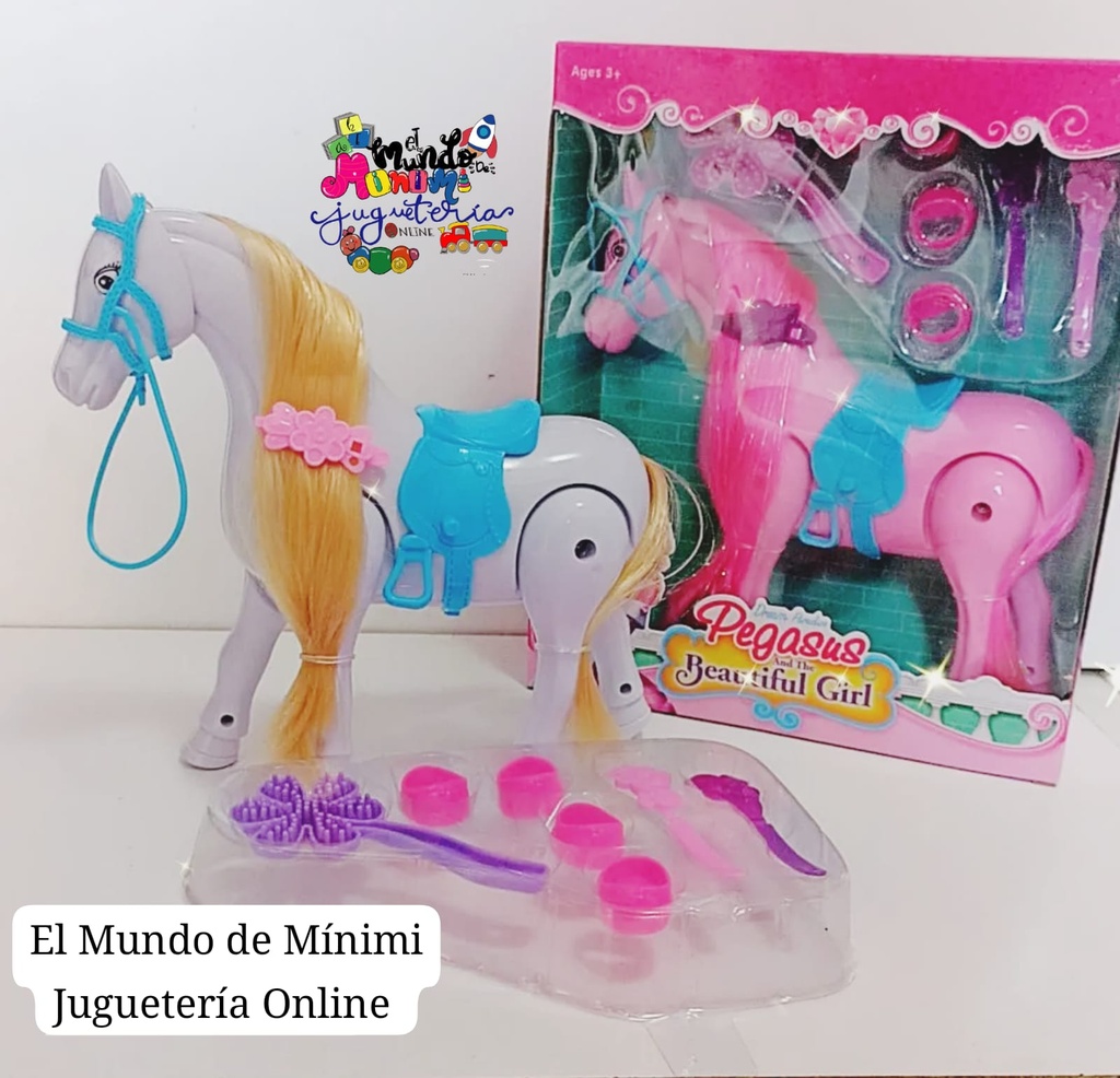 Caballo para peinar con sonidos