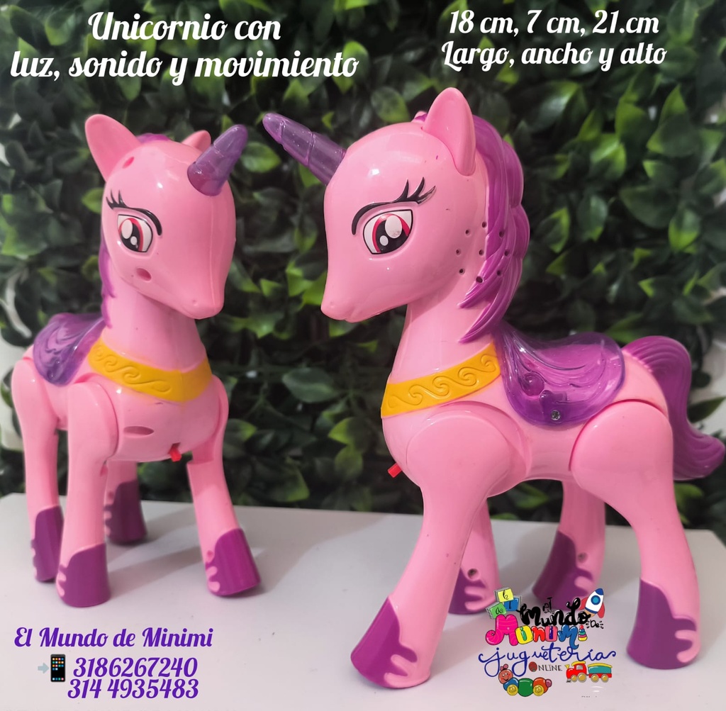 Unicornio Con Luz y sonido