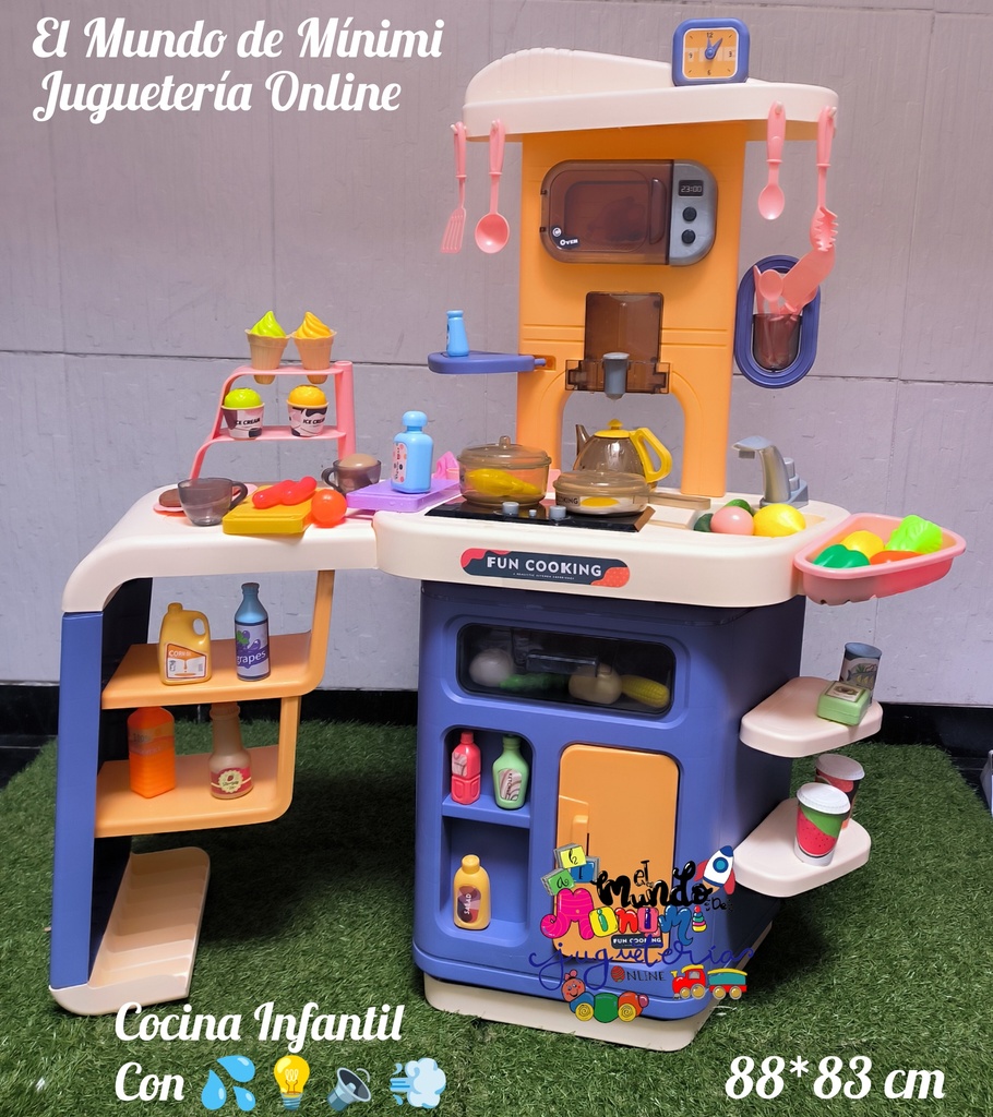 Cocina Infantil con Horno Microondas 