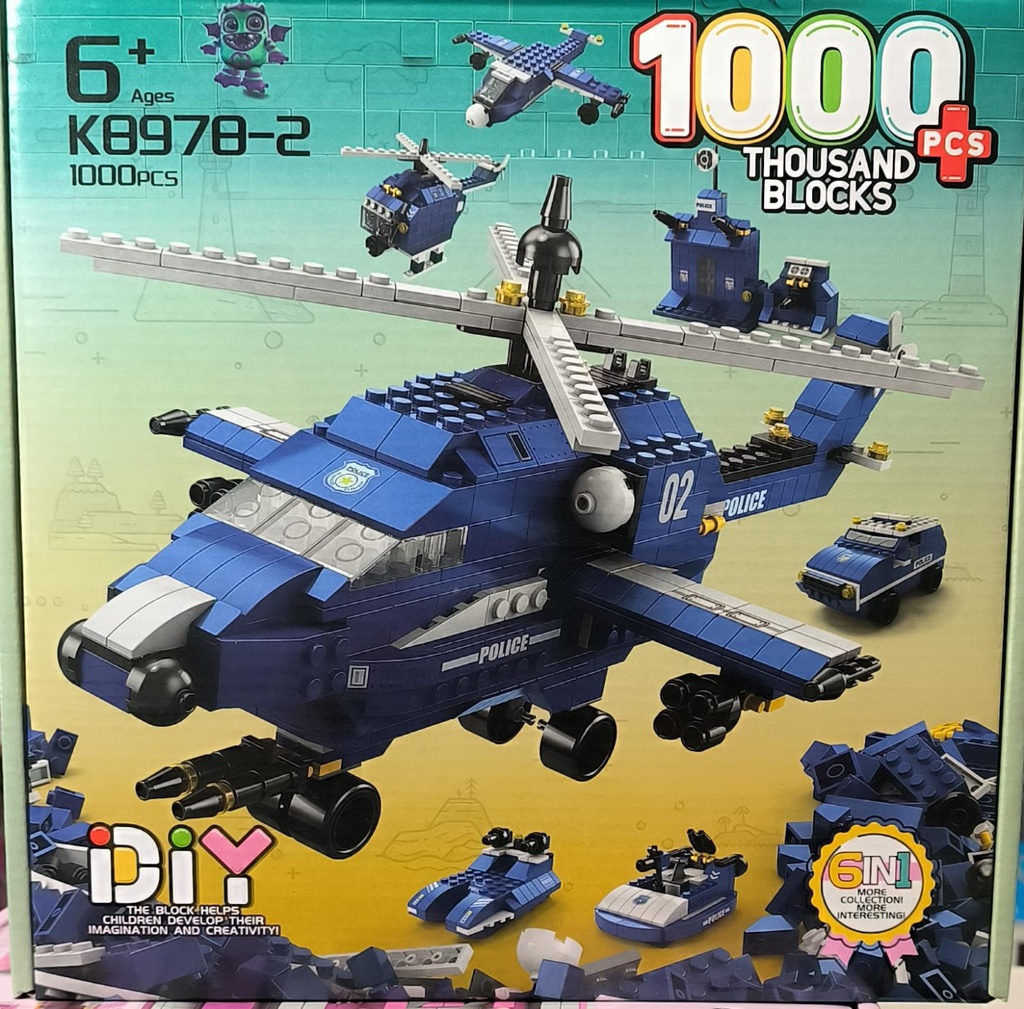 Bloques De Construcción de Policía * 1000 