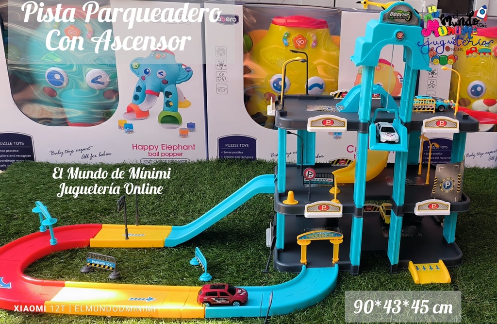 Pista Parqueadero Con Ascensor 