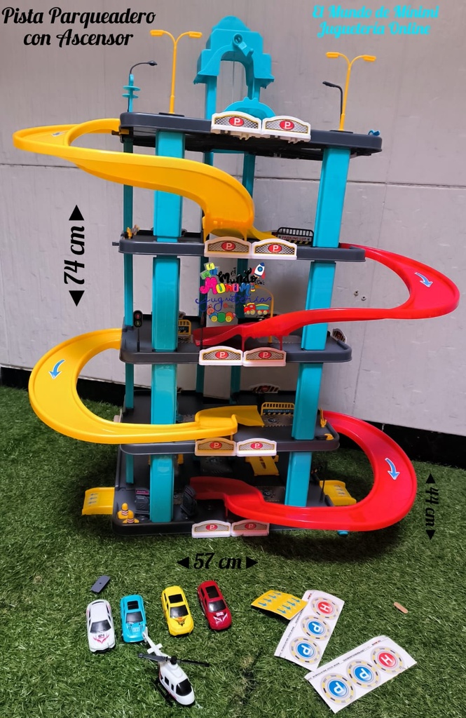 Pista Parqueadero Con Ascensor 142 PCS