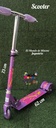Scooter - Patineta 3 Llantas  Rosa y morada