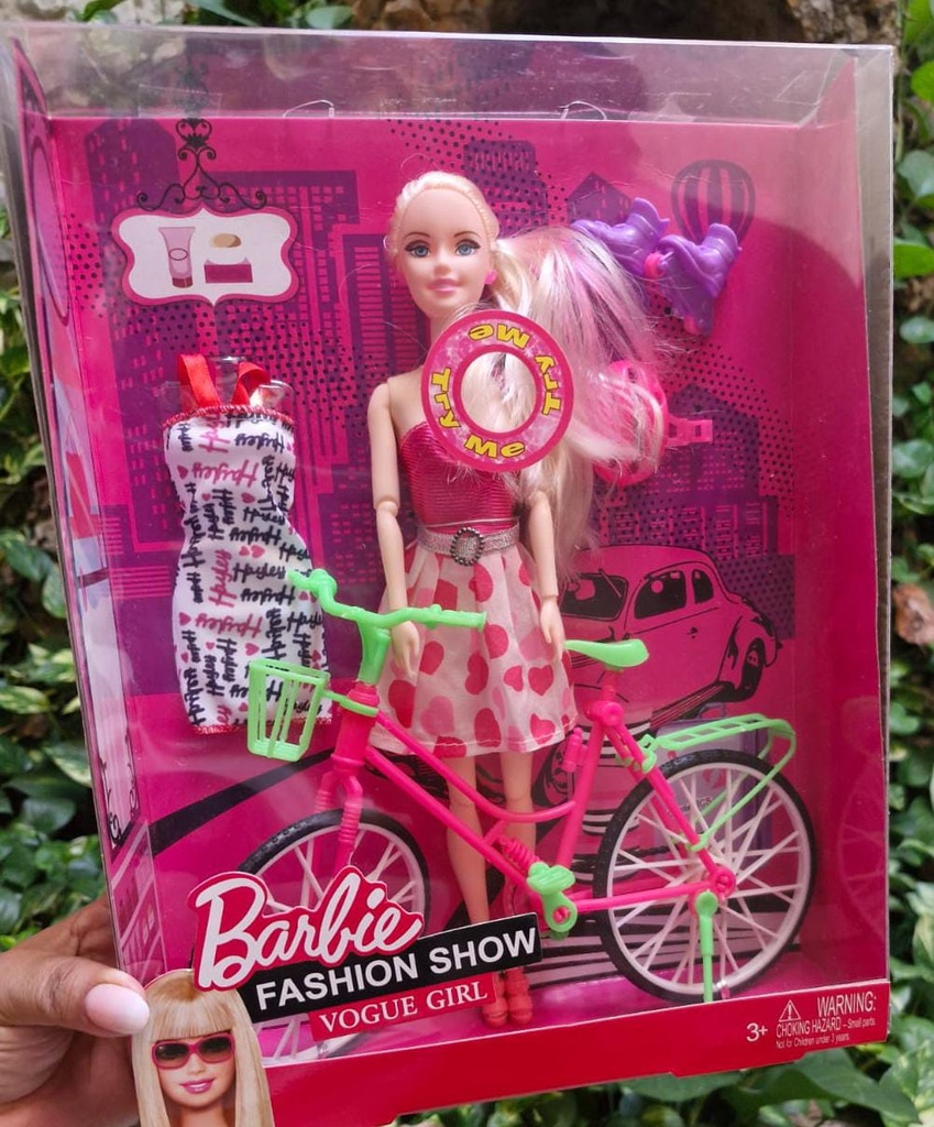 Muñeca en Bicicleta  Accesorios
