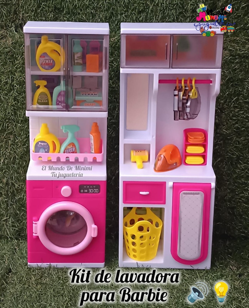 Kit de lavadora para Barbie