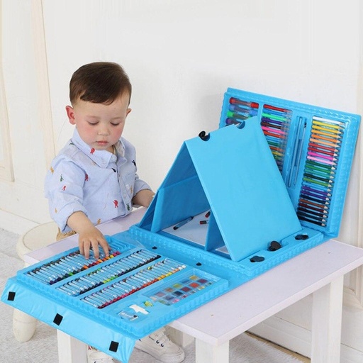 Set De Arte Con 208 PCS Azúl