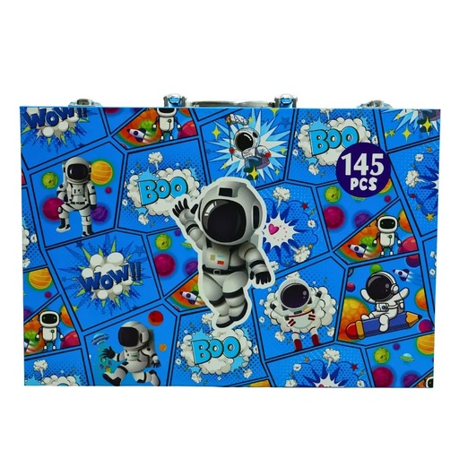 Maleta De Arte 145 PCS Azúl