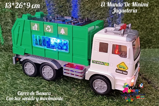 Carro de Basura con Sonidos Y Movimiento