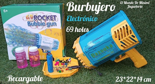 Burbujero Electrónico Azúl