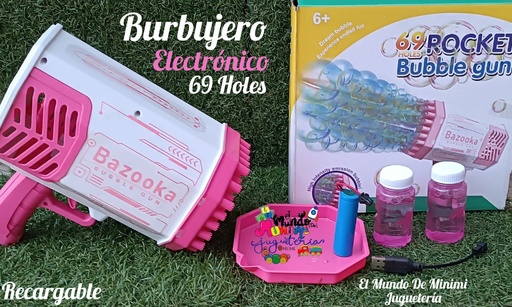 Burbujero Electrónico Rosa