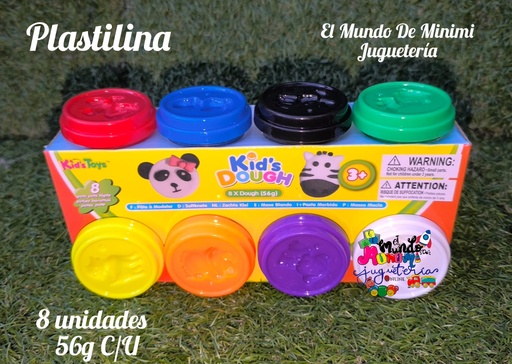 Plastilina * 8 tarros de 56g C/U