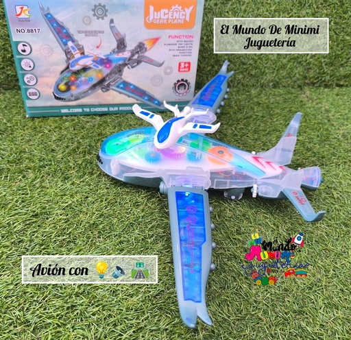 Avión de Juguete, Con Luz Sonido Y Movimiento