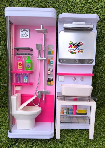 Baño y ducha para Barbie