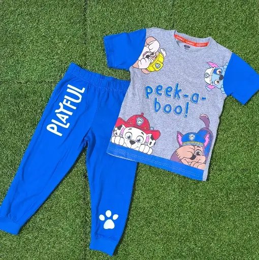 Conjunto Paw Patrol Azul / Manga Corta